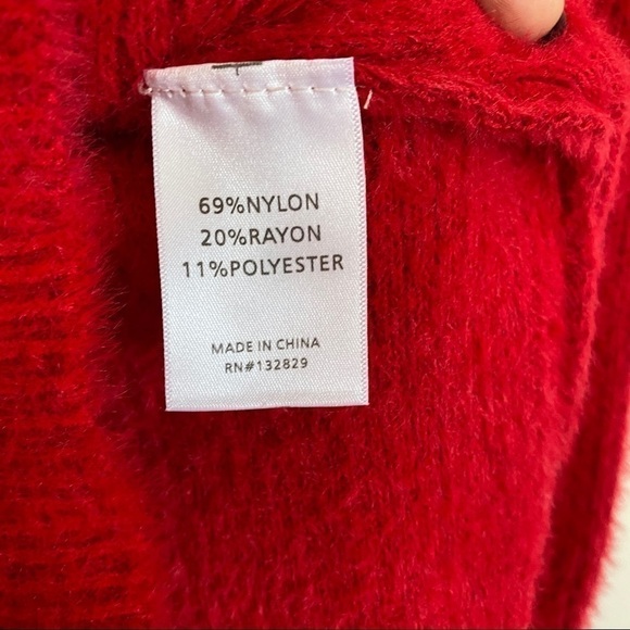 NWT TULAROSA Gramercy Fuzzy Off Shoulder Dress - Picture 10 of 10